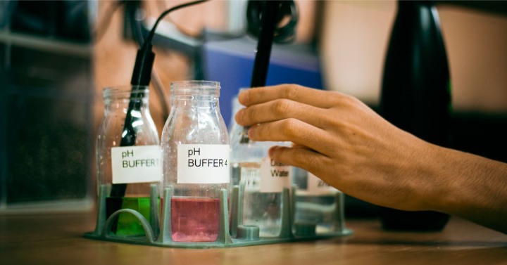 pH 4 and pH 7 probe calibration for hydroponics